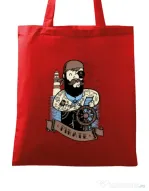 Sacosa din panza Adventure of the Sea Rosu