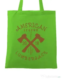 Sacosa din panza American lumberjack Verde mar