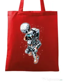 Sacosa din panza Astronaut Rosu