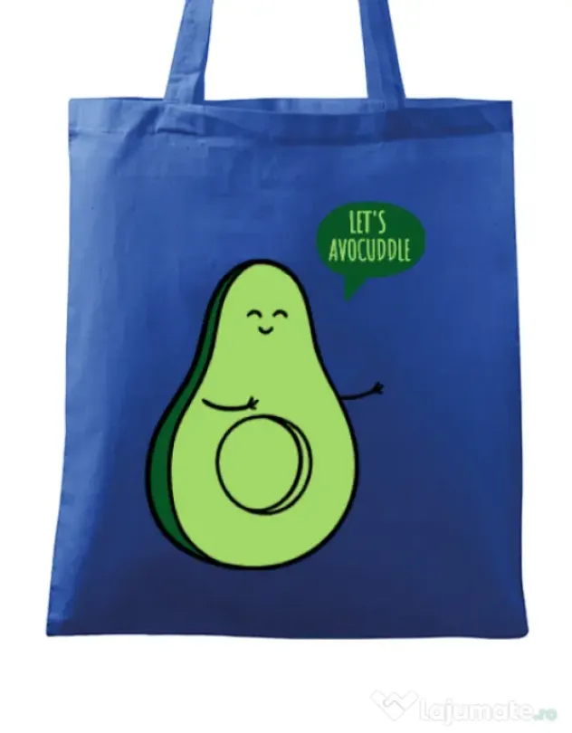 Sacosa din panza Avocuddle 1 Albastru regal
