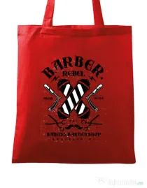 Sacosa din panza Barber Rebel II Rosu