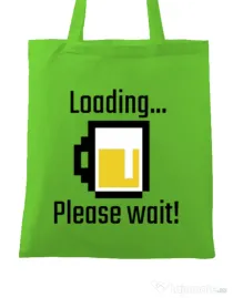 Sacosa din panza Beer loading Verde mar