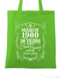 Sacosa din panza Classy sassy Verde mar