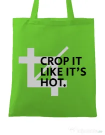 Sacosa din panza Crop it Verde mar