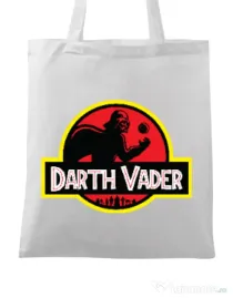 Sacosa din panza Darth Vader Alb