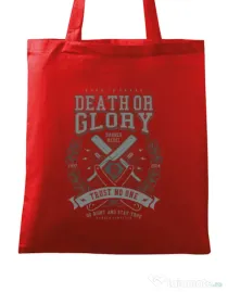 Sacosa din panza Death or Glory Rosu