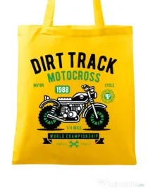 Sacosa din panza Dirt Track Galben