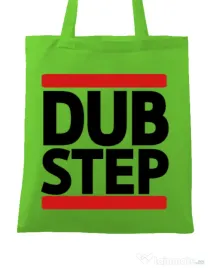 Sacosa din panza Dubstep Verde mar