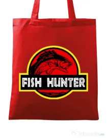 Sacosa din panza Fish hunter Rosu