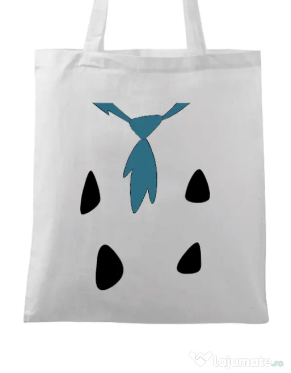 Sacosa din panza Flinstone costume Alb