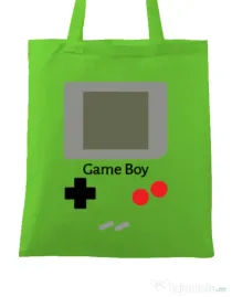 Sacosa din panza Game boy Verde mar