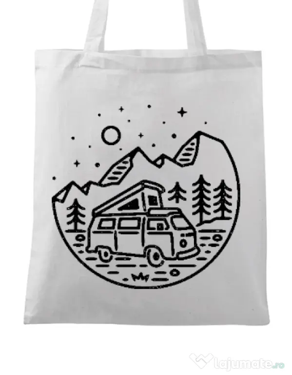 Sacosa din panza Go Outdoor Alb