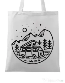 Sacosa din panza Go Outdoor Alb
