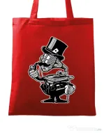 Sacosa din panza Gramophone head Rosu