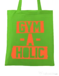 Sacosa din panza Gymaholic Verde mar
