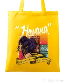 Sacosa din panza Havana Galben