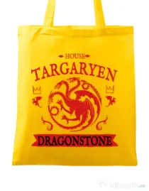Sacosa din panza House Targaryen Galben