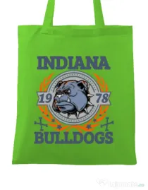Sacosa din panza Indiana Bulldogs Verde mar