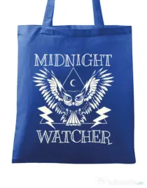 Sacosa din panza Midnight Watcher Albastru regal