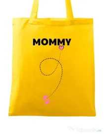 Sacosa din panza Mommy Galben