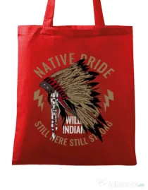 Sacosa din panza Native pride Rosu