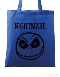 Sacosa din panza Nightmare Albastru regal
