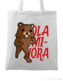 Sacosa din panza Ola minora Alb