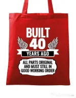 Sacosa din panza Original parts Rosu