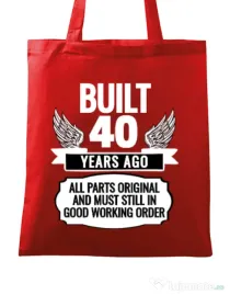 Sacosa din panza Original parts Rosu