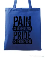 Sacosa din panza Pain and pride Albastru regal