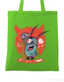 Sacosa din panza Plankton Verde mar
