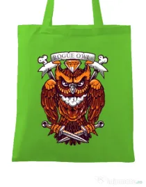 Sacosa din panza Rogue owl Verde mar