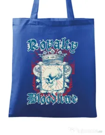 Sacosa din panza Royalty bloodline Albastru regal