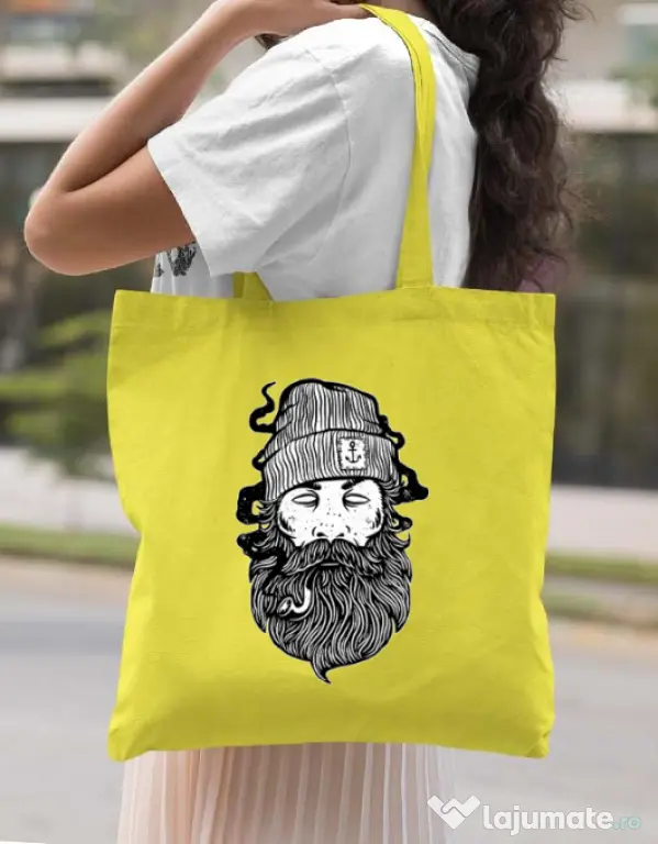 Sacosa din panza Sailor Man Galben