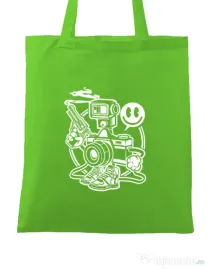 Sacosa din panza Shooter Verde mar