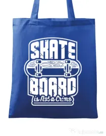 Sacosa din panza Skate Board Albastru regal
