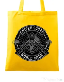 Sacosa din panza Sniper Squad Galben
