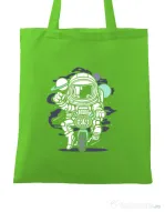 Sacosa din panza Space Bike Verde mar