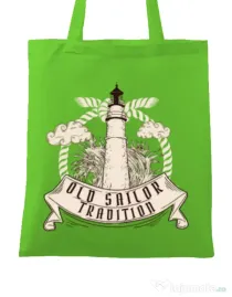 Sacosa din panza Tradition Verde mar