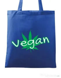 Sacosa din panza Vegan Albastru regal