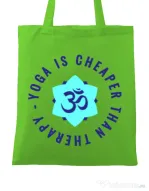 Sacosa din panza Yoga is cheaper Verde mar