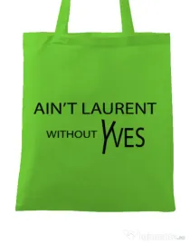 Sacosa din panza Yves saint laurent Verde mar
