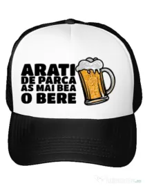Sapca personalizata As mai bea o bere Alb