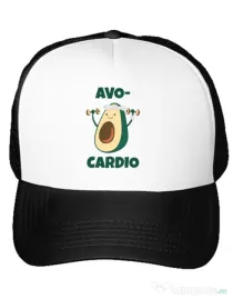 Sapca personalizata Avo-cardio Alb