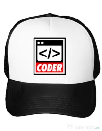 Sapca personalizata Coder Alb