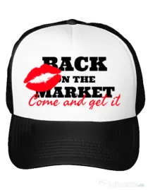 Sapca personalizata Come and get it Alb