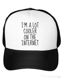 Sapca personalizata Cooler on the internet Alb