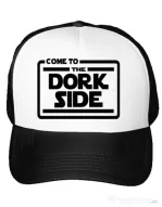 Sapca personalizata Dork side Alb