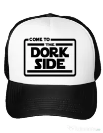 Sapca personalizata Dork side Alb