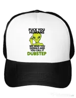 Sapca personalizata Dubstep alien Alb